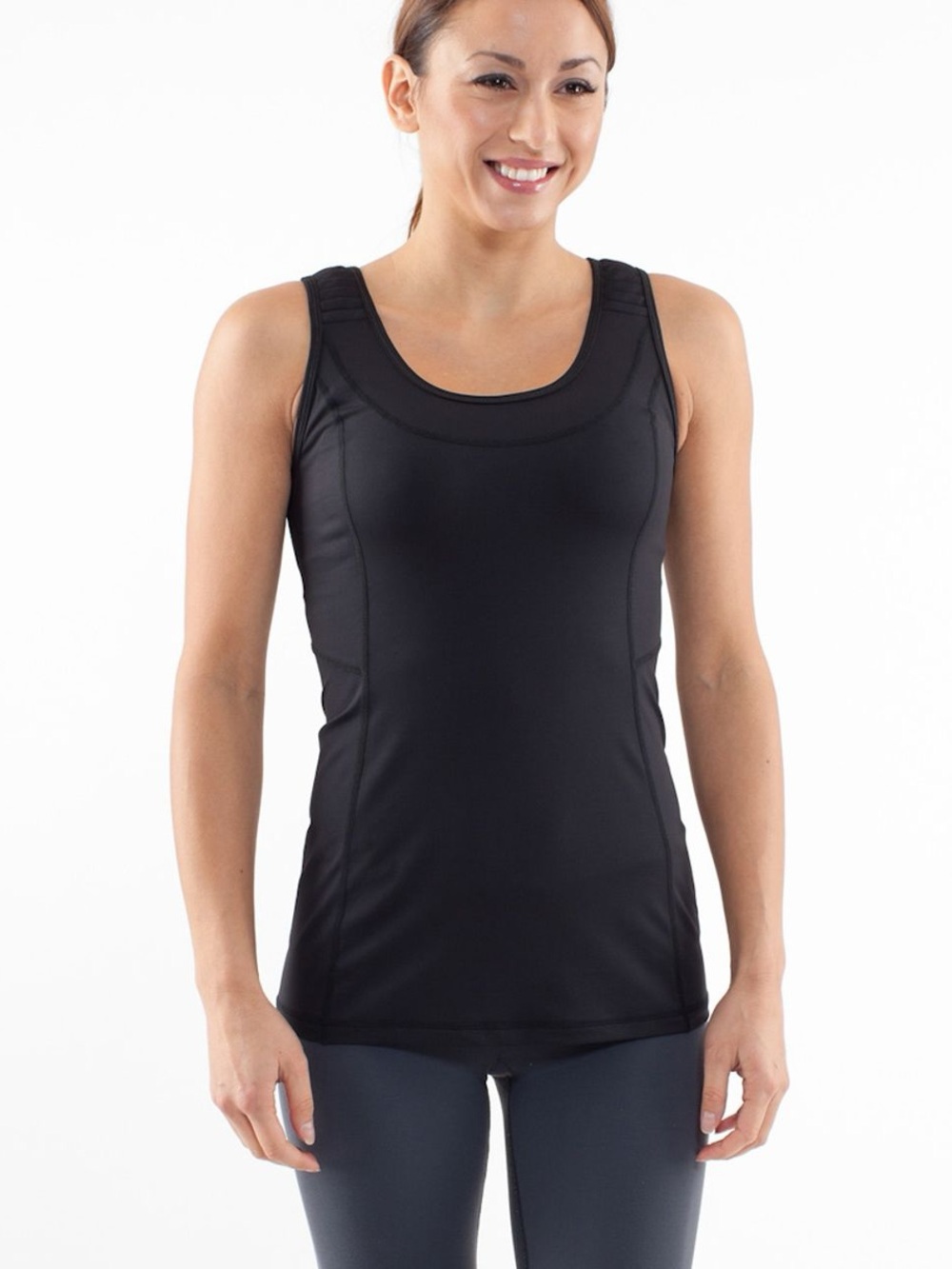 Vintage Y2K Lululemon Run: Stay On Course Tank Black Size 8